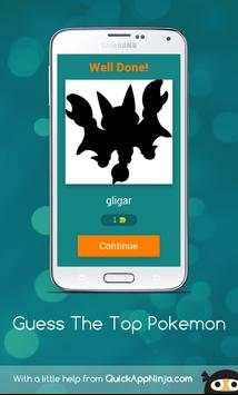 Guess The Top Pokemon screenshot 2