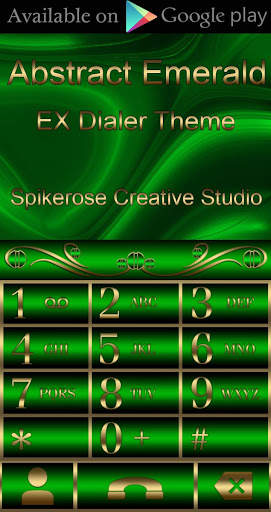 Free Abstract Emerald  Go locker theme screenshot 3