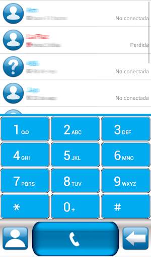 THEME BLUE GLASS FOR EXDIALER screenshot 1