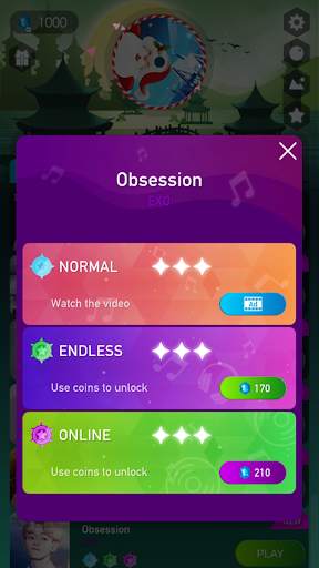 EXO Hop: Obsession KPOP Rush Tiles Hop Game 2020! screenshot 8