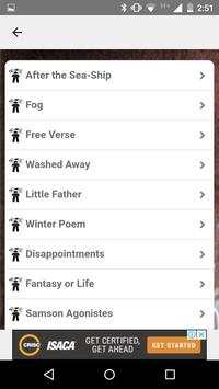 Free Verse Poems скриншот 2
