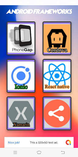 Frameworks for Android screenshot 1