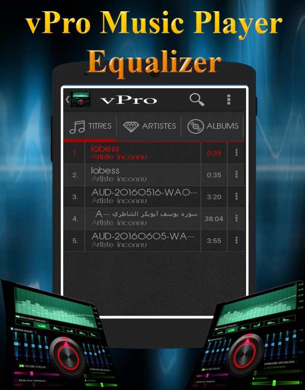 vPro Music Player Equalizer screenshot 8