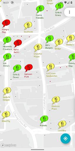 Wifi & Food – Live Map screenshot 1