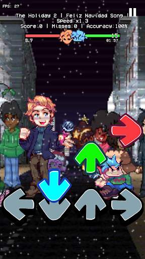 FNF Christmas Holiday mod screenshot 3