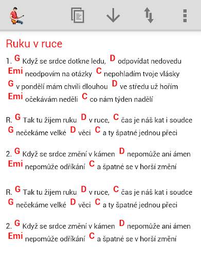 Miraf SongBook screenshot 2