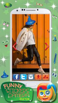 Funny Stickers Camera Editor screenshot 1