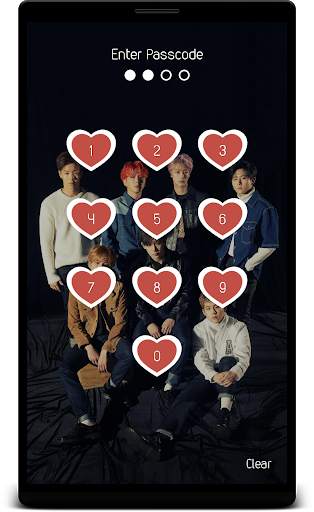 MONSTA X Lock Screen 7 تصوير الشاشة