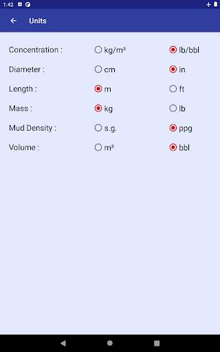 Drilling Fluid App 13 تصوير الشاشة