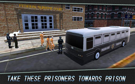 3D Polisi Penjara Transportasi screenshot 2