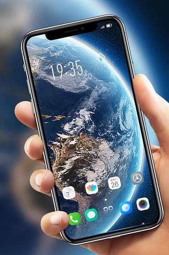 Space galaxy theme Cosmic earth screenshot 4