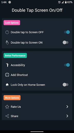 Double Tap Screen on and off screenshot 6