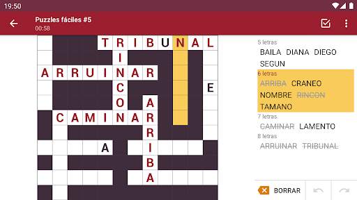 Palabras Cruzadas (Crucigrama) screenshot 8
