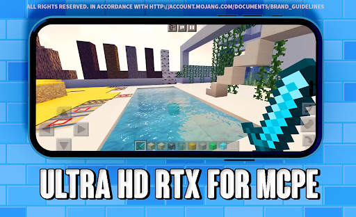 Ultra RTX Mod For Minecraft PE (2k22) screenshot 1
