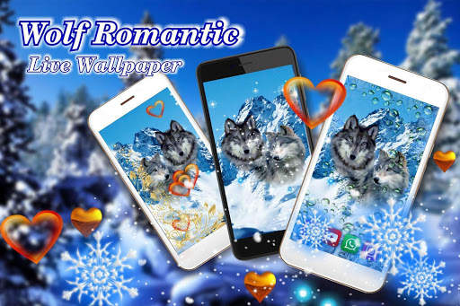 Wolf Romantic Live Wallpaper screenshot 2
