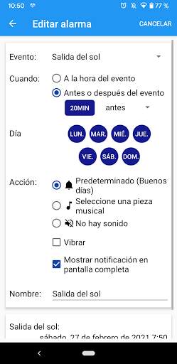 Alarma Solar screenshot 2