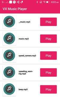 VX Music Player screenshot 1
