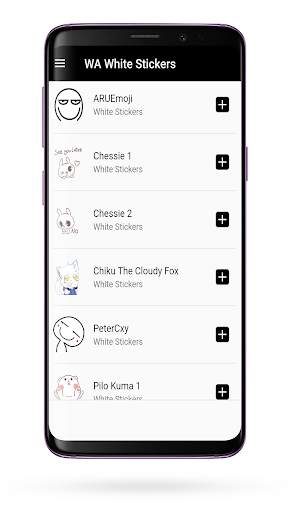 WAStickerApps White Stickers for WhatsApp screenshot 1
