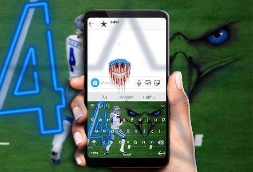 keyboard for Dallas Cowboys fans screenshot 4