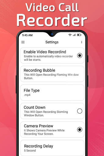 Video Call Recorder - Automatic Call Recorder Free screenshot 4