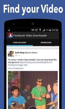 Video Downloader for Facebook screenshot 2