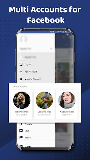 Faster Lite for Facebook - Multi accounts for FB screenshot 3