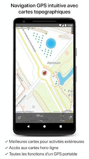 Topo GPS Belgique screenshot 1