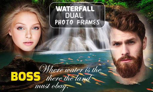 Waterfall Dual Photo Frames screenshot 4