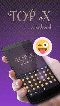 Top X Go Keyboard Theme screenshot 3