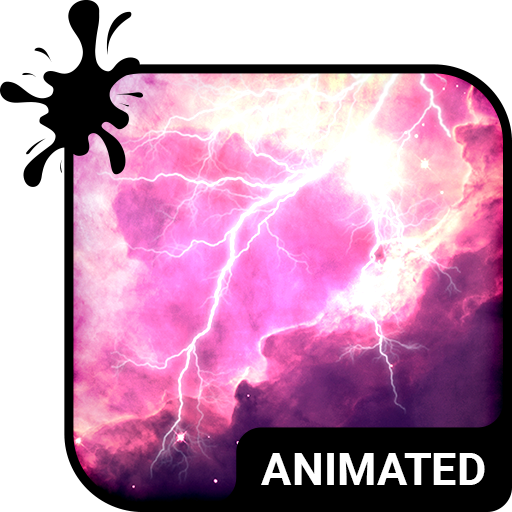 Space Storm Animated Keyboard   Live Wallpaper icon