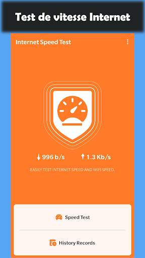 Test de vitesse - Test de vitesse Internet et WiFi screenshot 1