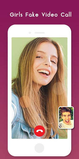 Girl Fake Video call, Girls Video call simulator screenshot 3