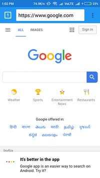 4G Turbo Browser screenshot 2