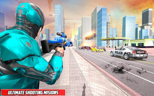 Rope Hero Robot Game – Vice Town Crime Simulator screenshot 4