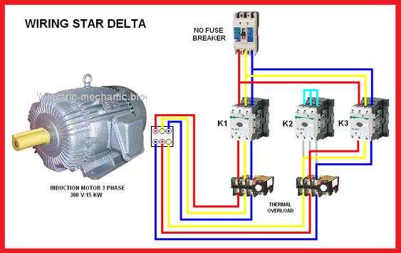 Wiring Diagram Star Delta screenshot 4