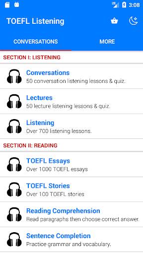 TOEFL Listening screenshot 2