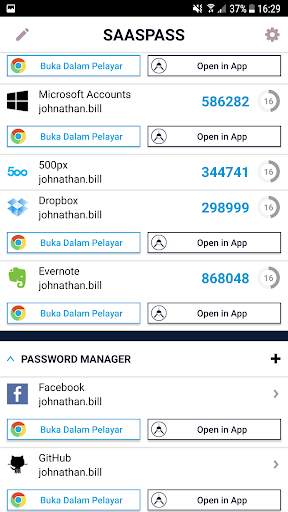 SAASPASS | Pengesah 2FA screenshot 5