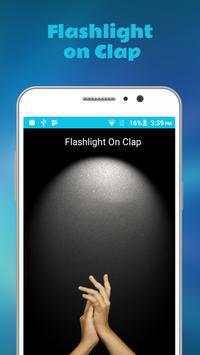 Flashlight on Clap screenshot 2