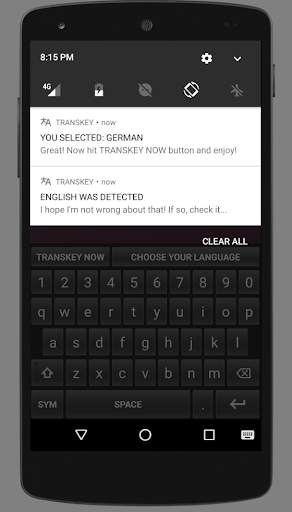 TRANSKEY - translator keyboard screenshot 3