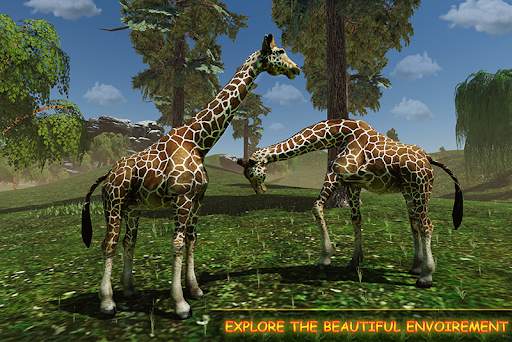 Giraffe Family Life Jungle Sim screenshot 2