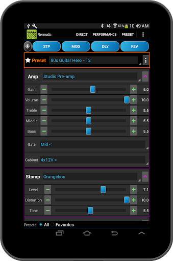 Remuda Lite - USB Guitar Amplifier Control App screenshot 11
