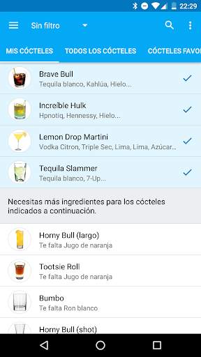 Mi bar de cócteles screenshot 2