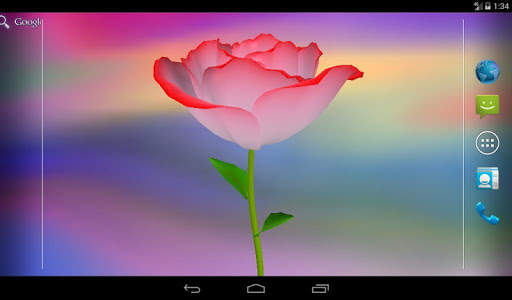 3D Rose Live Wallpaper 12 تصوير الشاشة