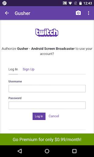 Gusher - Screen Broadcaster screenshot 2