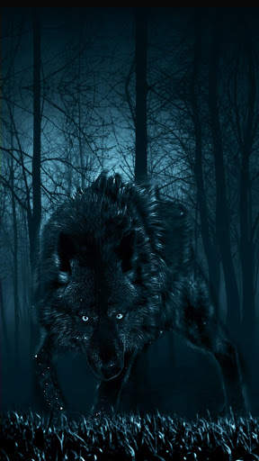 Galaxy ice wolf live wallpaper screenshot 9