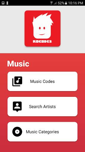 RoCodes - Roblox Music & Game Codes screenshot 1