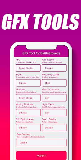 GFX TOOL FOR FREE FIRE скриншот 3