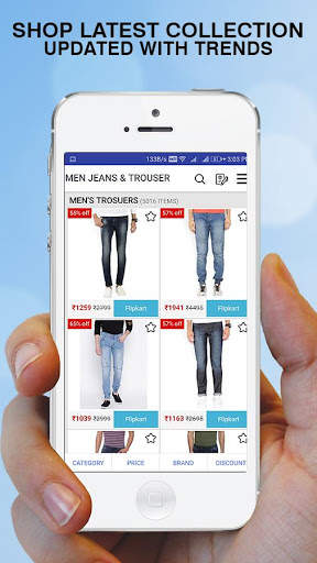 Men Jeans & Trousers Shopping screenshot 2