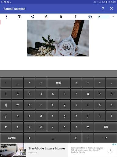 Santali Notepad screenshot 10