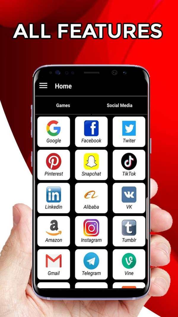 All social media and social networks in one app screenshot 3